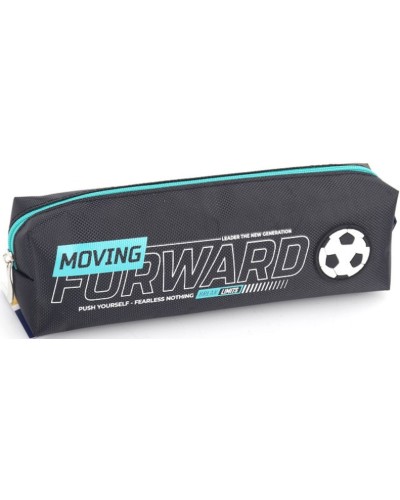 Пенал 21х4,5х6 см чорний, ТМ Мандарин