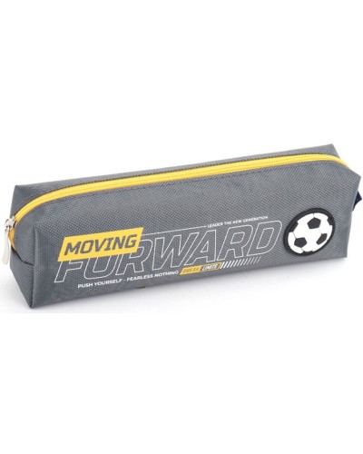 Пенал 21х4,5х6 см сірий, ТМ Мандарин