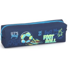 Пенал 21х4,5х6 см синій, ТМ Мандарин