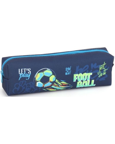 Пенал 21х4,5х6 см синій, ТМ Мандарин