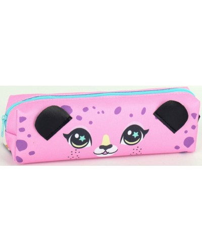 Пенал 21х4,5х6 см рожевий, ТМ Мандарин