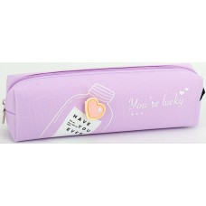 Пенал 21х4,5х6 см фіолетовий, ТМ Мандарин