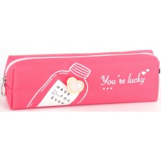 Пенал 21х4,5х6 см рожевий, ТМ Мандарин