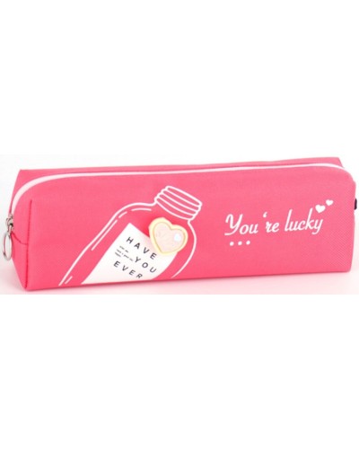 Пенал 21х4,5х6 см рожевий, ТМ Мандарин