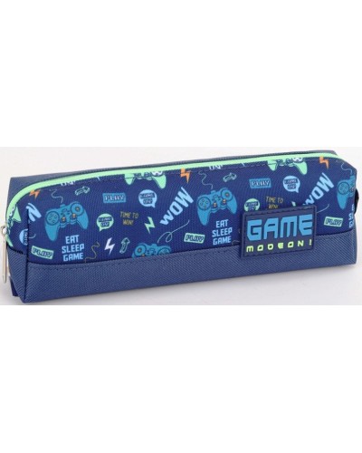 Пенал 21х4,5х6 см синій, ТМ Мандарин