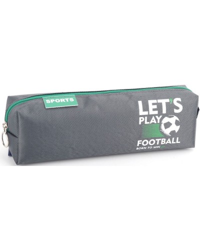 Пенал 21х4,5х6 см сірий, ТМ Мандарин