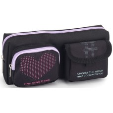 Пенал 20х4,5х8,5 см фіолетовий, ТМ Мандарин