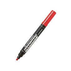 Маркер перманентний скошений 4,6 мм, червоний, ТМ Centropen