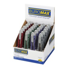 Ніж канцелярський «MORANDI STYLE» з шириною леза 9 мм у пластиковому корпусі з механічним фіксатором, в асортименті, ТМ Buromax