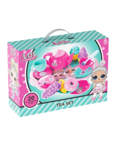 Наьбір посуду «L.O.L. Surprise! Covert And Cool» з 20 елементів, у коробці 33х23,5х11 см, ТМ Технок