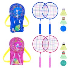 Бадмінтон: 2 ракетки та 2 волани, на планшетці 28х5х50 см