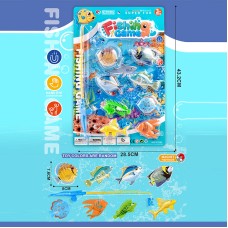 Риболовля: вудка та 8 риб, на планшетці 43,2х28,5 см