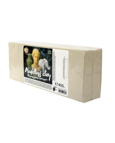 Пластилін скульптурний білий, 400 г, Rudix