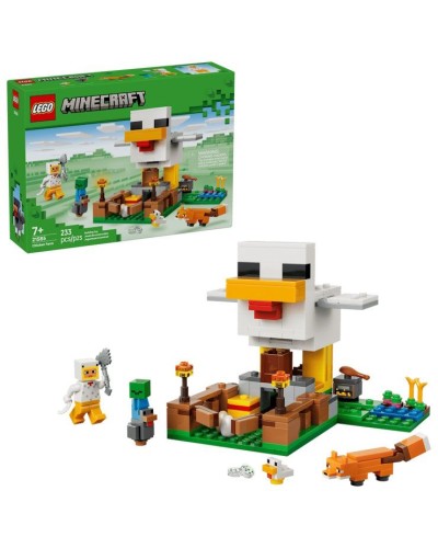 Конструктор «Куряча ферма» на 233 деталі, у коробці 19х6х26 см, ТМ Lego