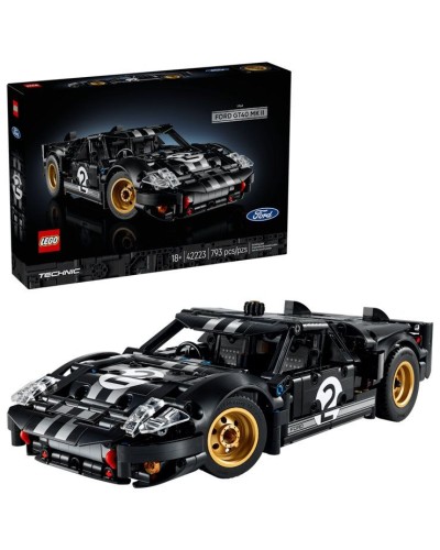 Конструктор «Автомобіля для перегонів Ford GT40 MKII 1966» на 793 деталі, у коробці 38х7х26 см, ТМ Lego