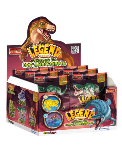 Колекційна стретч-іграшка «Ера динозаврів» 10 см, в асортименті, у пакеті 18х4х15 см