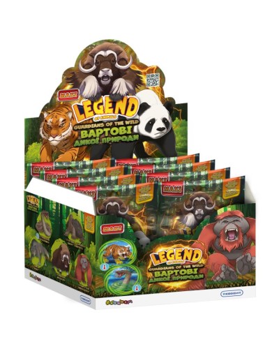 Колекційна стретч-іграшка «Вартові дикої природи» 10-17 см, в асортименті, у пакеті 19х8х22 см