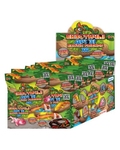 Колекційна іграшка-сюрприз «COOL THINGS.Екзотичні друзі XXL» до 8 см, в асортименті, у пакеті 14х4х15 см