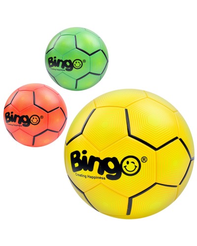 М'яч футбольний №5 з ПУ товщиною 3,5 мм вагою 450-470 г ламінований, в асортименті, у пакеті