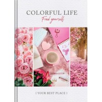 Блокнот «COLORFUL LIFE» А6 на 48 аркушів у клітинку з твердою ламінованою обкладинкою, в асортименті, ТМ Рюкзачок