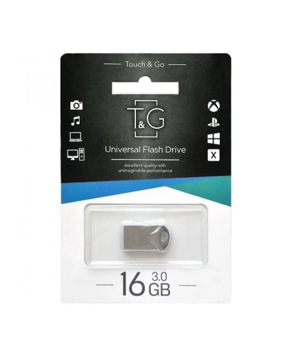 Флеш-карта «T&G» 16 GB USB 3.0 металева