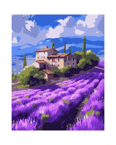 Картина за номерами «Прованс» 40х50 см, ТМ SANTI