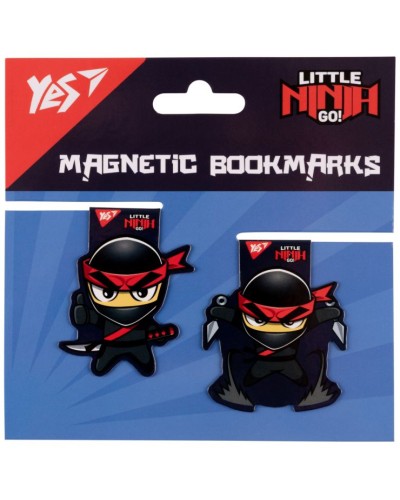 Закладки магнітні «Ніндзя» 2 штуки, ТМ Yes
