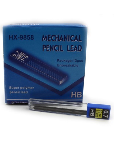 Грифелі для механічних олівців HB 0,7 мм по 12 шт в тубусі, J.Otten