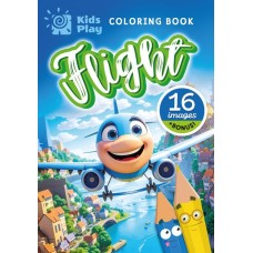 Розмальовка «Flight» А5 на 8 аркушів на скобі, ТМ Мандарин