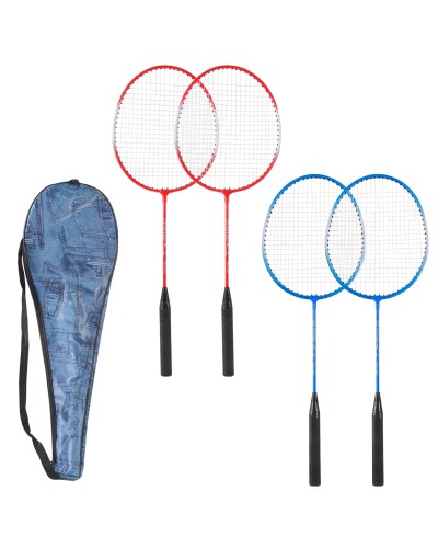 Бадмінтон: 2 ракетки, в асортименті, у чохлі 65 см