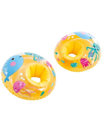 Нарукавники надувні «Морські друзі» 27х25 см на 3 роки з максимальним навантаженням до 30 кг, у коробці, ТМ Intex