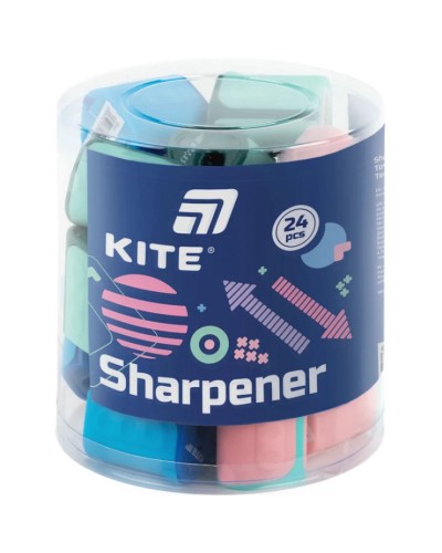 Точилка «Twist» з контейнером, в асортименті, ТМ Kite
