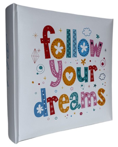 Фотоальбом «Follow» на 300 фото 10х15см з паперовими аркушами, обкладинка з ламінованого картону, 22х22 см