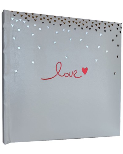 Фотоальбом «White Love» на 300 фото 10х15см з паперовими аркушами, обкладинка з ламінованого картону, 22х22 см