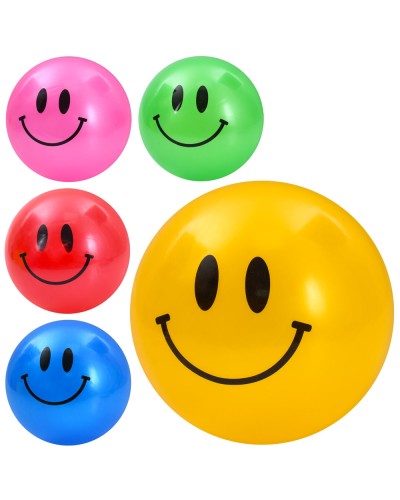 М'яч дитячий «Усмішка» 9 дюймів вагою 60 г, в асортименті
