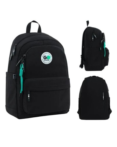 Рюкзак 44х28х17 см чорний, 141L-3, GoPack Education Teens