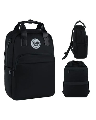 Рюкзак 40х29х14 см чорний, 122M-1, GoPack Teens