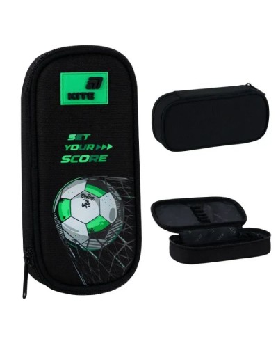 Пенал «Football» 21х8,5х4,5 см, 662-3, ТМ Kite