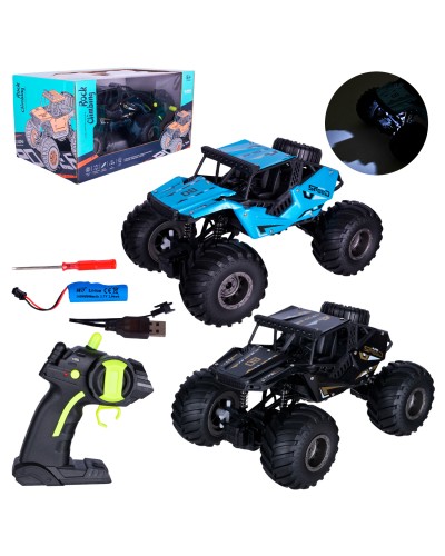 Машина 22 см р/к на акумуляторі зі світлом, в асортименті, у коробці 29х18,5х15?5 см