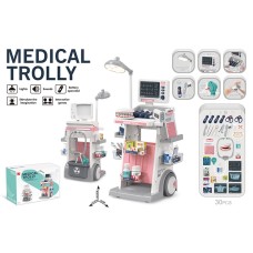 Набір лякаря «Стоматолог» з 30 елементів зі сітом та звуком, на батарейці, у коробці 30,3х68х33 см