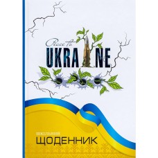 Щоденник шкільний 16,5х24 см на 40 аркушів з матовою ламінацією та тисненням фольгою, ТМ Мандарин