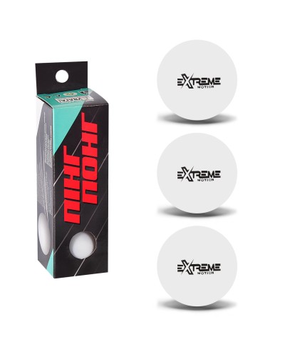Набір м'ячів для настільного тенісу з 3 шт по 40 мм, у коробці