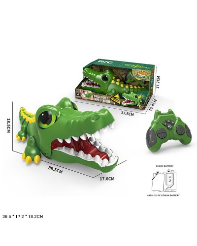 Робот «Крокодил» 39,5х18,5х17,6 см р/к , на батарейці, у коробці 37,5х18,4х17,7 см
