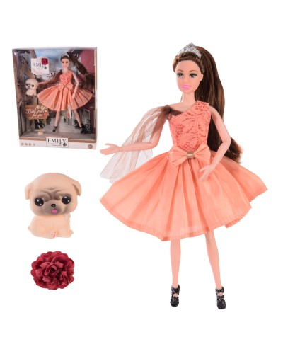 Лялька «Emily Romantic» 29 см з аксесуарами, у коробці 28,5х6,5х36 см