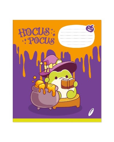 Зошит на 12 аркушів у клітинку «Фокус-покус» №0332, Пір'їнка
