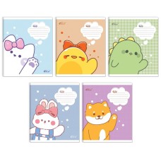 Зошит на 12 аркушів у клітинку «Каваї» №2532, ТМ Brisk