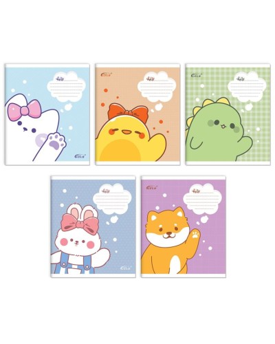 Зошит на 12 аркушів у клітинку «Каваї» №2532, ТМ Brisk