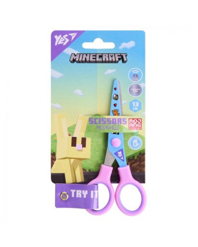 Ножиці «Minecraft.Spring» 13 см з принтом на лезі, ТМ Yes