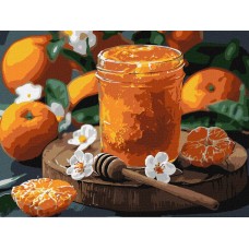 Картина за номерами «Мандариновий мед» 30х40 см, ТМ Ідейка
