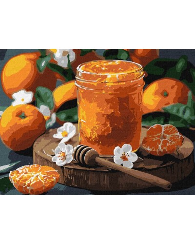 Картина за номерами «Мандариновий мед» 30х40 см, ТМ Ідейка